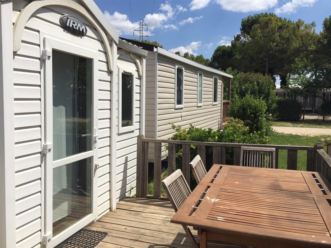 Camping Le Floréal, camping 2 étoiles, location de mobil homes VENUS, camping bord de mer à Lattes près de Montpellier et Palavas-les-Flots