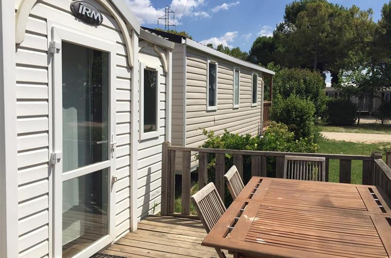 Camping Le Floréal,  location de mobil homes VENUS, camping bord de mer à Lattes près de Montpellier et Palavas-les-Flots